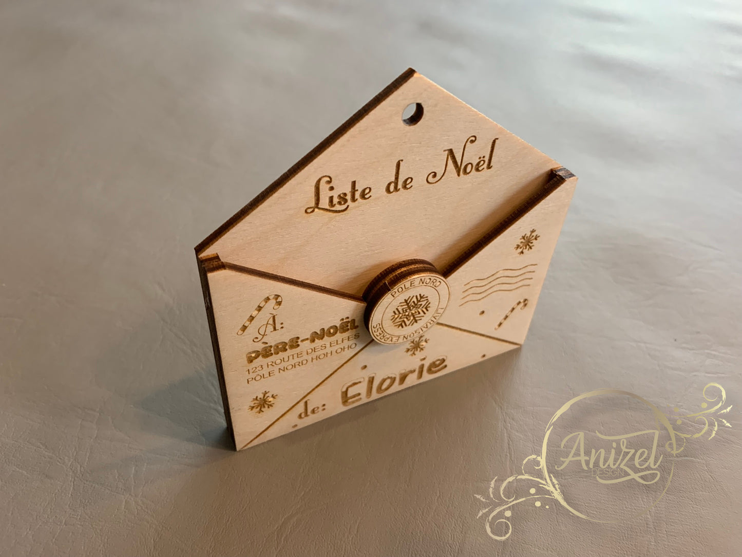 Ornement de Noël Lettre au Père Noël