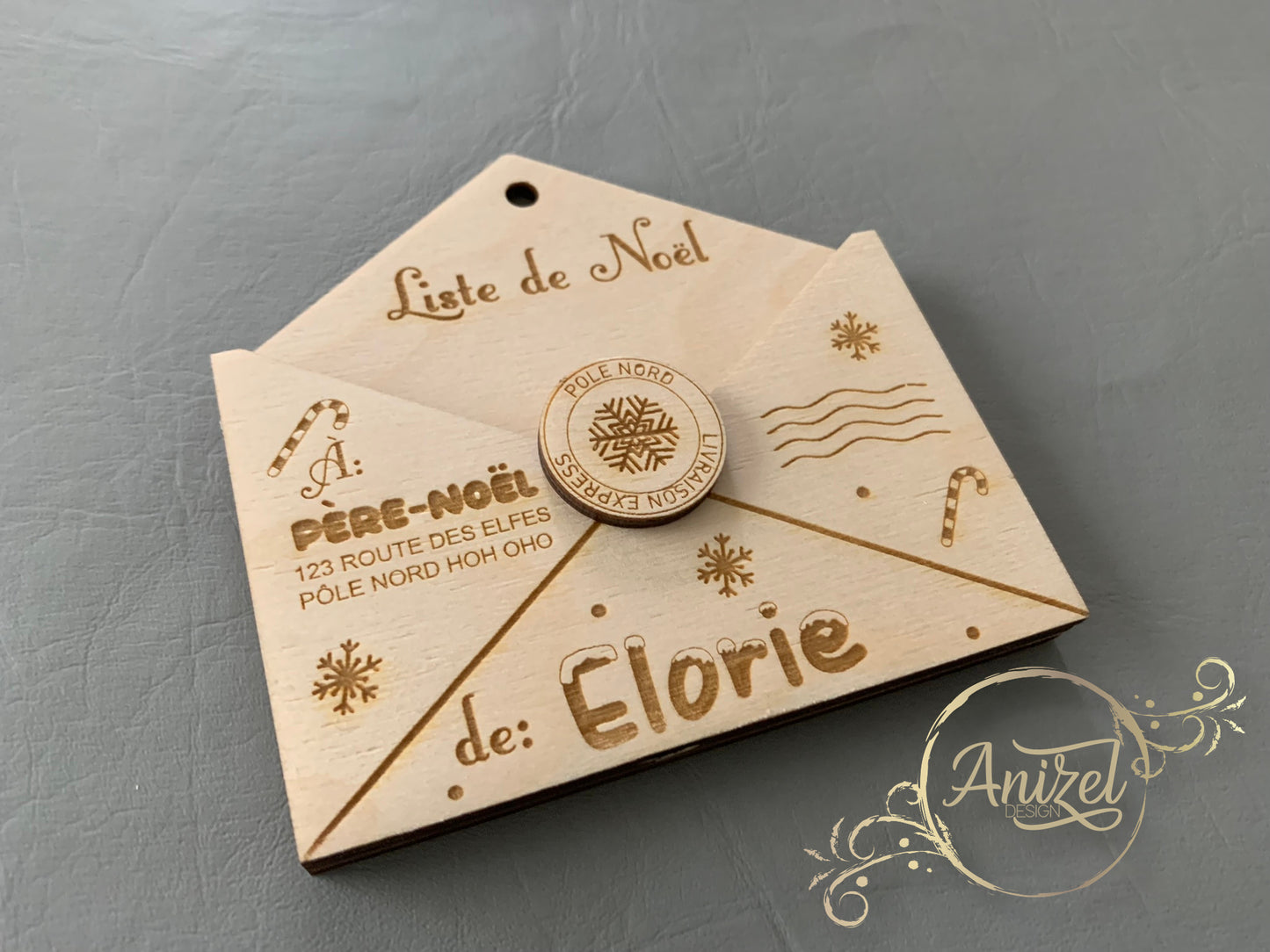 Ornement de Noël Lettre au Père Noël