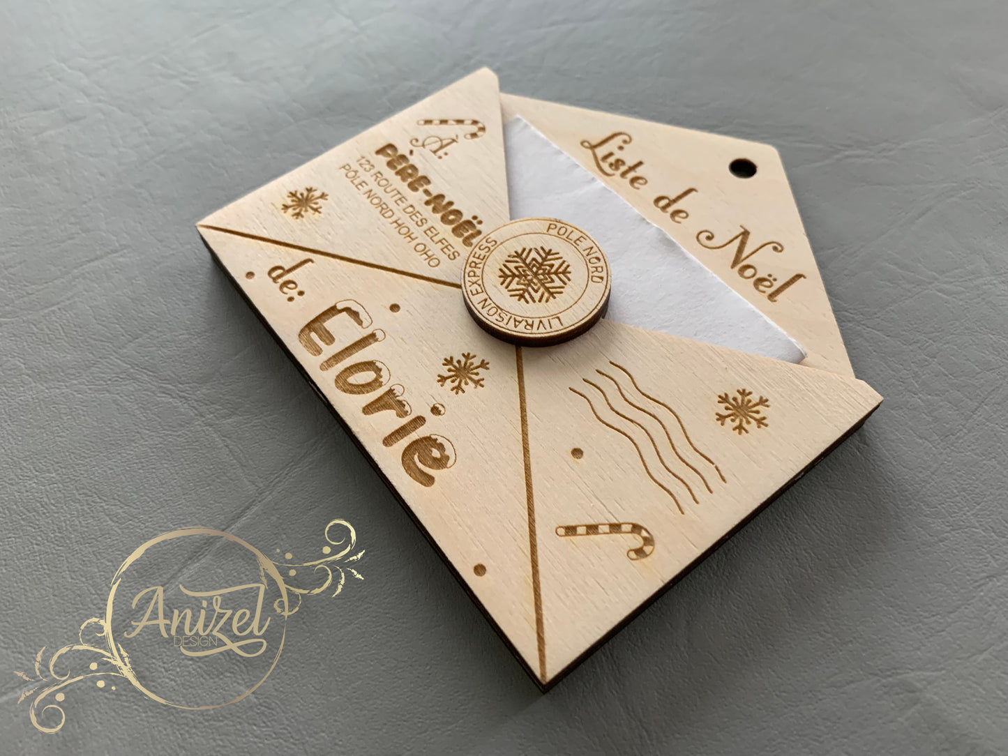 Letter to Santa Christmas Ornament