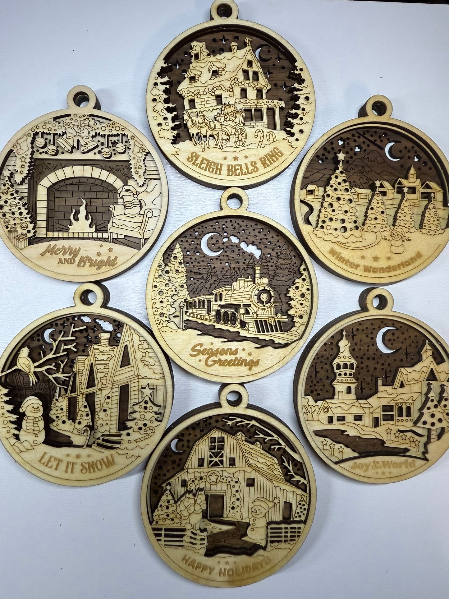 3D Christmas Ornaments