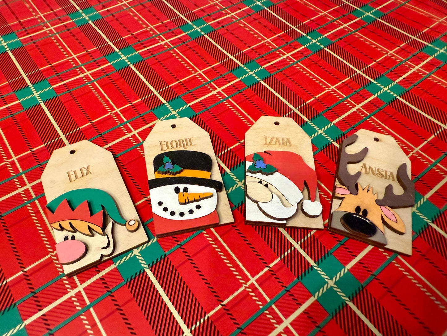 Christmas characters Gift tags(get 25% off when you buy 3 and more)
