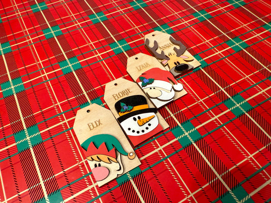 Christmas characters Gift tags(get 25% off when you buy 3 and more)